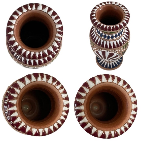 Handcrafted Greek Mythology Multicolor Pottery Home Decor Vase - Picture 2 of 13